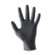 Black Disposable Latex Gloves LUX - 100 pcs