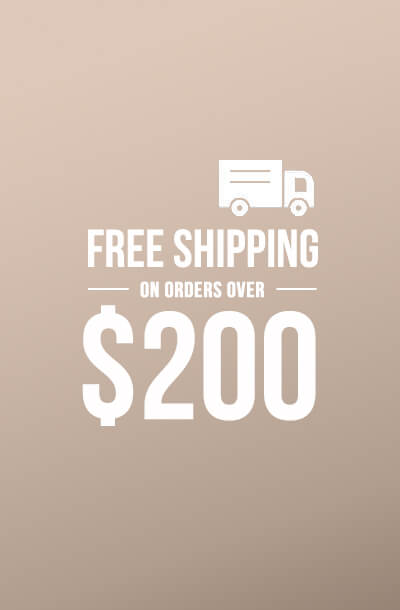 Free shipping on order over $200